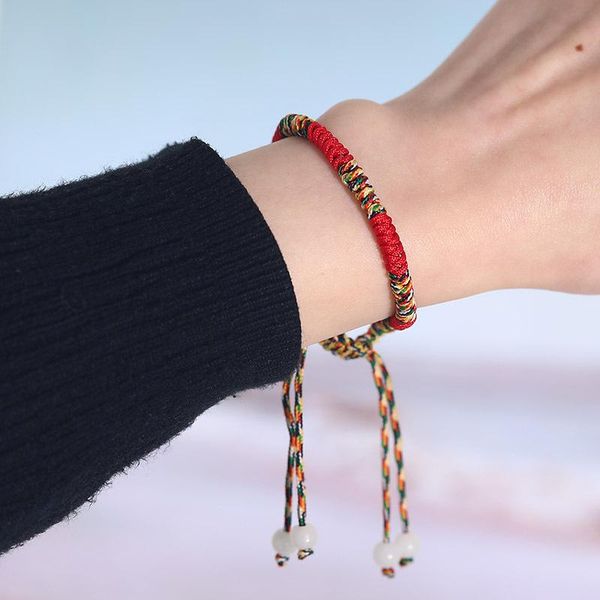charm bracelets 1pc bracelet for women men adjustable wish good lucky red strings couple friendship jewelry gift, Golden;silver
charm bracelets 1pc bracelet for women men adjustable wish good lucky red strings couple friendship jewelry gift, Golden;silver