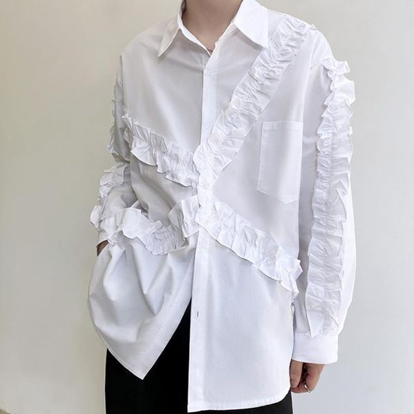Men's Casual Shirts Wear 2021 Autumn Turn-down Collar Long Sleeve Shirt For Male Single Pocket Loose Japan Style Clothing, White;black
Men's Casual Shirts Wear 2021 Autumn Turn-down Collar Long Sleeve Shirt For Male Single Pocket Loose Japan Style Clothing, White;black