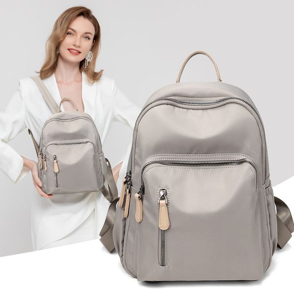 women's 2021 new korean fresh schoolbag simple and light nylon oxford cloth travel security backpack
women's 2021 new korean fresh schoolbag simple and light nylon oxford cloth travel security backpack