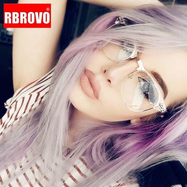 fashion sunglasses frames rbrovo 2021 metal half-frame glasses frame women classic transparent eye for men okulary, Black
fashion sunglasses frames rbrovo 2021 metal half-frame glasses frame women classic transparent eye for men okulary, Black