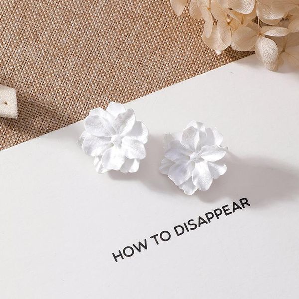 design fashion jewelry simple white resin flower earrings holiday party for girls gift woman dangle & chandelier, Silver
design fashion jewelry simple white resin flower earrings holiday party for girls gift woman dangle & chandelier, Silver