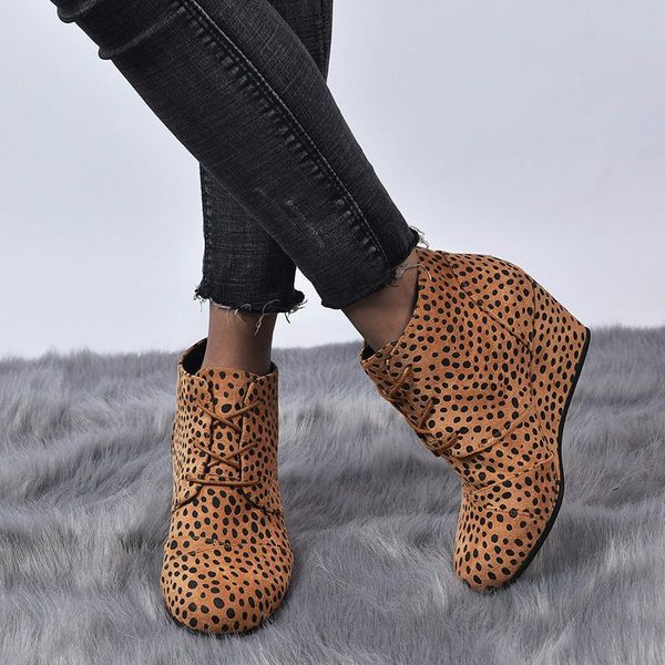 boots 2021 women's wedge fashion shoes zip leopard increase within zapatos de mujer for girl, Black 
boots 2021 women's wedge fashion shoes zip leopard increase within zapatos de mujer for girl, Black