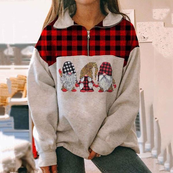 women's hoodies & sweatshirts fashion women half zipper patchwork christmas pattern print loose sweatshirt udxw, Black
women's hoodies & sweatshirts fashion women half zipper patchwork christmas pattern print loose sweatshirt udxw, Black