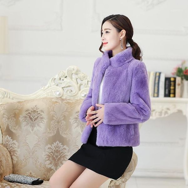women's fur & faux women real natural whole skin rex coat stand collar short outerwear coats 2021 winter lady long sleeved slim cloth, Black
women's fur & faux women real natural whole skin rex coat stand collar short outerwear coats 2021 winter lady long sleeved slim cloth, Black