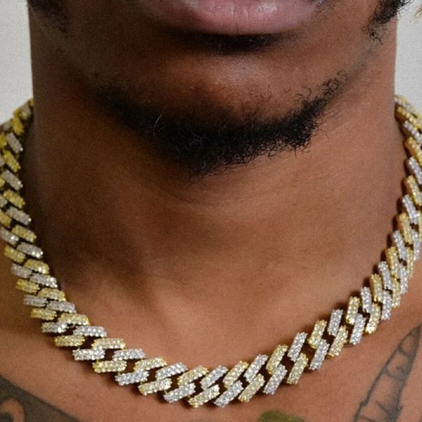 14mm iced cuban link prong chain necklace 14k white gold plated two tone gold and silver color diamond cubic zirconia jewelry 16inch-24inch
14mm iced cuban link prong chain necklace 14k white gold plated two tone gold and silver color diamond cubic zirconia jewelry 16inch-24inch