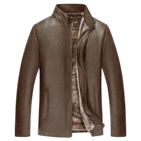 men's fur & faux men leather thick warm jacket casual loose long sleeve stand collar pu black brown boy coat oversize
men's fur & faux men leather thick warm jacket casual loose long sleeve stand collar pu black brown boy coat oversize