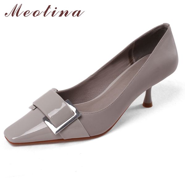 meotina high heel women shoes sheepskin square toe pumps stiletto heels metal decoration footwear ladies party shoes beige 40 210520, Black
meotina high heel women shoes sheepskin square toe pumps stiletto heels metal decoration footwear ladies party shoes beige 40 210520, Black