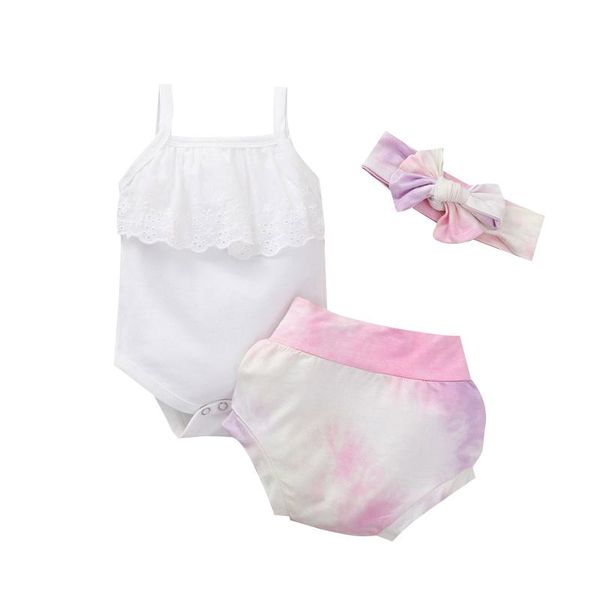 clothing sets pudcoco 0-24m toddler baby girl summer 3pcs set lace ruffled sleeveless bodysuit+tie dye print shorts+headband infant outfit, White
clothing sets pudcoco 0-24m toddler baby girl summer 3pcs set lace ruffled sleeveless bodysuit+tie dye print shorts+headband infant outfit, White