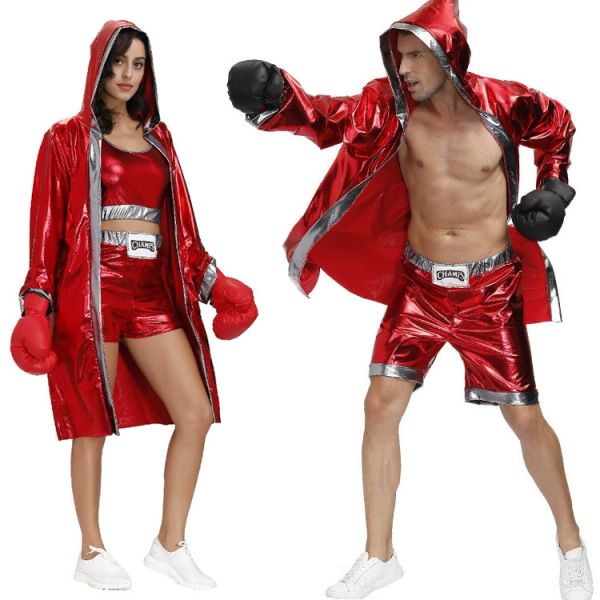 boxer boxing cosplay dress up halloween apparel king couple stage suit festival cos clothing christmas party gift, Black;red
boxer boxing cosplay dress up halloween apparel king couple stage suit festival cos clothing christmas party gift, Black;red