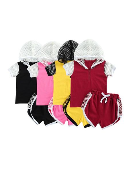 citgeesummer kids baby girls boys t-shirt and shorts set fashion hollow short sleeve hooded bandage pants clothing sets, White
citgeesummer kids baby girls boys t-shirt and shorts set fashion hollow short sleeve hooded bandage pants clothing sets, White