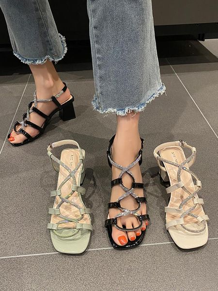 sandals block heels 2021 ladies shoes summer all-match suit female beige buckle strap chunky outside girls fashion high rhin, Black
sandals block heels 2021 ladies shoes summer all-match suit female beige buckle strap chunky outside girls fashion high rhin, Black