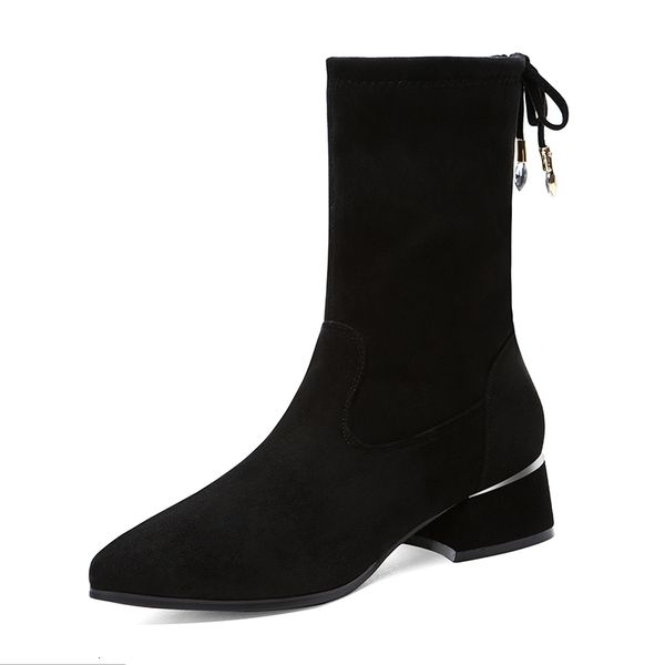fashion mid-calf short plush winter boots women thick heel shoes woman flock solid color 3-22 rfqb, Black
fashion mid-calf short plush winter boots women thick heel shoes woman flock solid color 3-22 rfqb, Black
