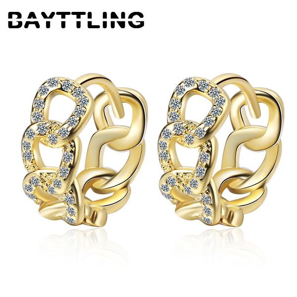 hoop & huggie bayttling 925 silver 14mm fine woven zircon earrings for women fashion jewelry birthday wedding gift, Golden;silver
hoop & huggie bayttling 925 silver 14mm fine woven zircon earrings for women fashion jewelry birthday wedding gift, Golden;silver