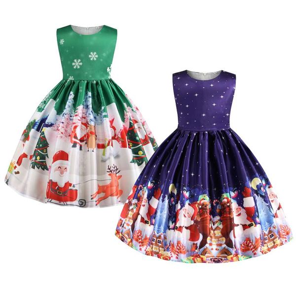 girl's dresses merry christmas girls dress cute santa claus snowman princess for fantasy festival party costume kids clothes, Red;yellow
girl's dresses merry christmas girls dress cute santa claus snowman princess for fantasy festival party costume kids clothes, Red;yellow