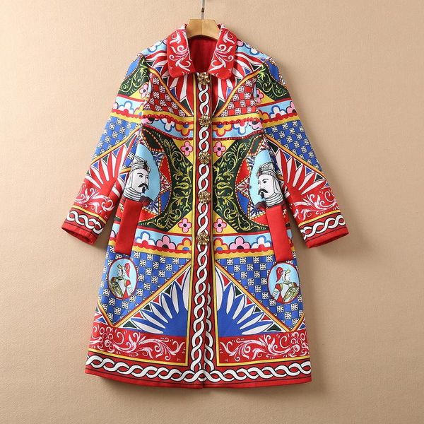 women's wool & blends red restoringancient coat winter bead long sleeve printed 211020lu01, Black
women's wool & blends red restoringancient coat winter bead long sleeve printed 211020lu01, Black