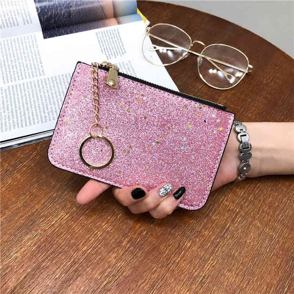 2021 short wallet women's fashion trend thin bright piece change bag clip, Red;black
2021 short wallet women's fashion trend thin bright piece change bag clip, Red;black