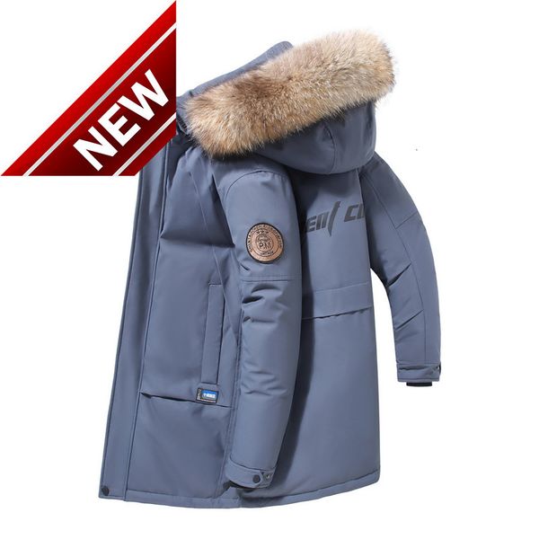 fashion patchwork men's winter jacket hooded windproof waterproof white duck down men warm parka coats for male, Black
fashion patchwork men's winter jacket hooded windproof waterproof white duck down men warm parka coats for male, Black