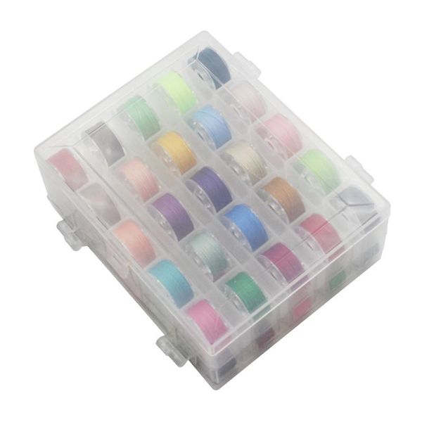 50pcs home plastic practical thread tool portable storage double layer mixed colors bobbin case diy mini sewing accessories set notions & to, Black
50pcs home plastic practical thread tool portable storage double layer mixed colors bobbin case diy mini sewing accessories set notions & to, Black