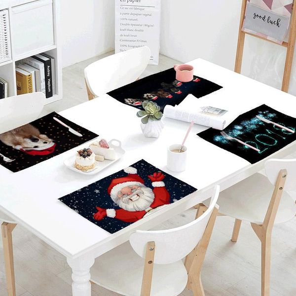 table napkin merry christmas tablecloth santa claus cat dog restaurant living room decoration wedding gift linen flag
table napkin merry christmas tablecloth santa claus cat dog restaurant living room decoration wedding gift linen flag
