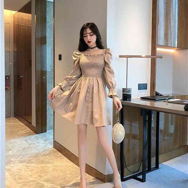 spring autumn women's dress retro style long-sleeved one-neck strapless slimming a-line female es gx159 210507, Black;gray
spring autumn women's dress retro style long-sleeved one-neck strapless slimming a-line female es gx159 210507, Black;gray
