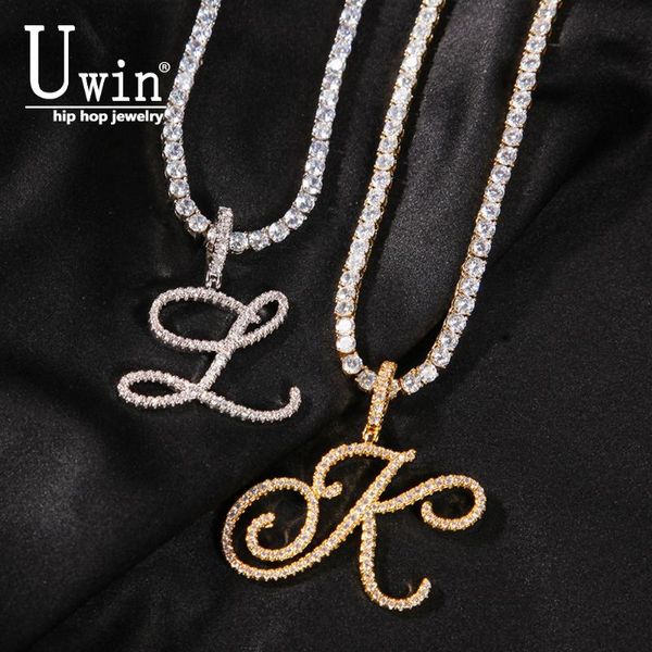 cursive letters brush with tennis chain cubic zirconia intial name necklace jewelry charm hip hop necklaces drop pendant, Silver
cursive letters brush with tennis chain cubic zirconia intial name necklace jewelry charm hip hop necklaces drop pendant, Silver