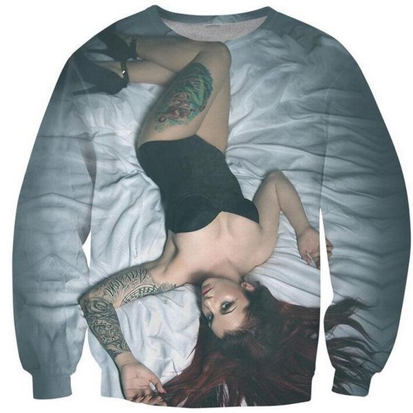 new foreign beauty 3d printing hoodless men's and women's lovers' sweater w1526, Black
new foreign beauty 3d printing hoodless men's and women's lovers' sweater w1526, Black