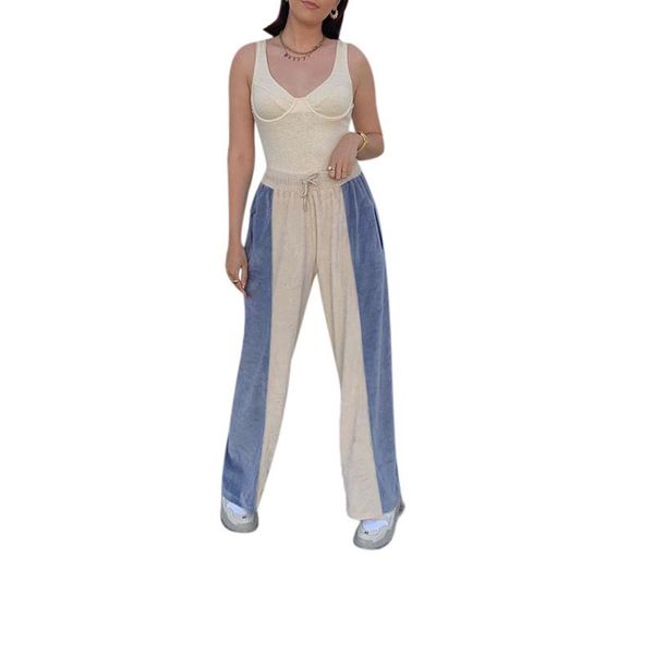 women's pants & capris women color block trousers adults casual letter pattern with pockets drawstring beautiful and good quality, Black;white
women's pants & capris women color block trousers adults casual letter pattern with pockets drawstring beautiful and good quality, Black;white