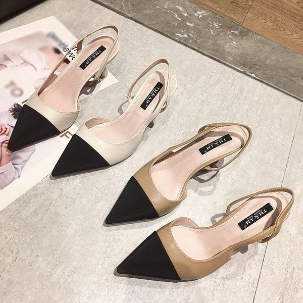 dress shoes ladies slingbacks, mixed colors high heels, elegant stilettos for women commuting (height 8cm 3.15inches), Black
dress shoes ladies slingbacks, mixed colors high heels, elegant stilettos for women commuting (height 8cm 3.15inches), Black