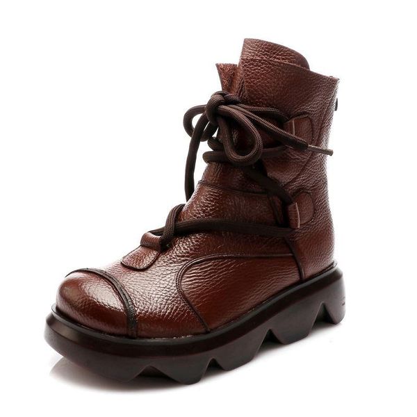 boots women 2021 winter genuine leather lace-up shoes handmade retro casual concise sewing short ankle platform, Black
boots women 2021 winter genuine leather lace-up shoes handmade retro casual concise sewing short ankle platform, Black