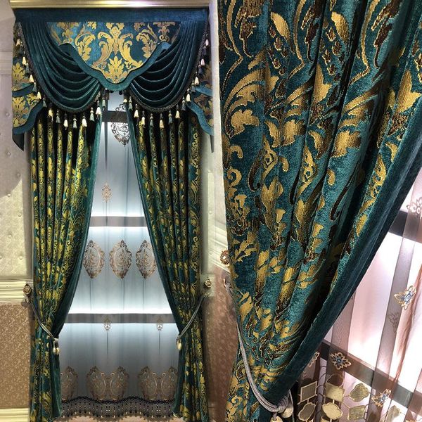curtain & drapes european american jacquard thickened chenille living room bedroom sunshade french window shading fabric luxury
curtain & drapes european american jacquard thickened chenille living room bedroom sunshade french window shading fabric luxury