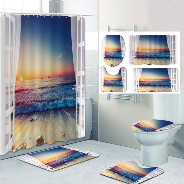 curtain scenery shower set carpet toilet cover bath mat sets bathroom waterproof with 12 hooks home deco curtains
curtain scenery shower set carpet toilet cover bath mat sets bathroom waterproof with 12 hooks home deco curtains