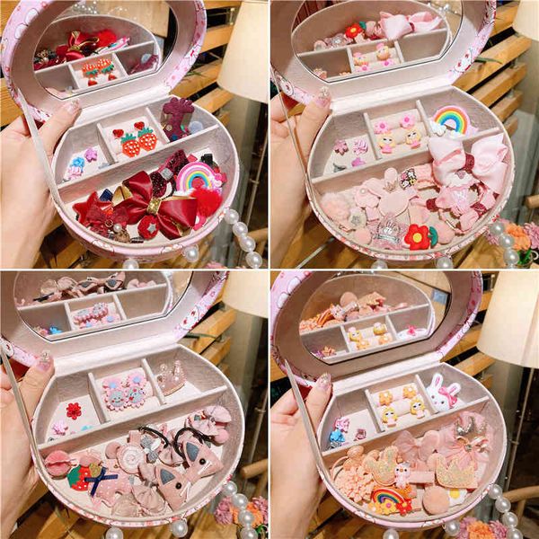 new 26 piece set children's hair accessories little girl baby hairpin headdress gift hairpin princess storage box, Slivery;white
new 26 piece set children's hair accessories little girl baby hairpin headdress gift hairpin princess storage box, Slivery;white