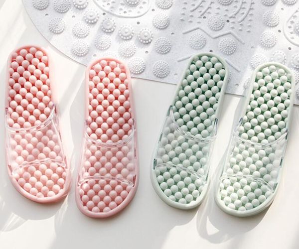 2021 summer bathroom non-slip couple slippers transparent home massage sandals, Black
2021 summer bathroom non-slip couple slippers transparent home massage sandals, Black