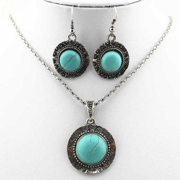 women's circular vortex tibetan silver turquoise earrings necklace set gstqs029 fashion gift national style women diy jewelry sets
women's circular vortex tibetan silver turquoise earrings necklace set gstqs029 fashion gift national style women diy jewelry sets