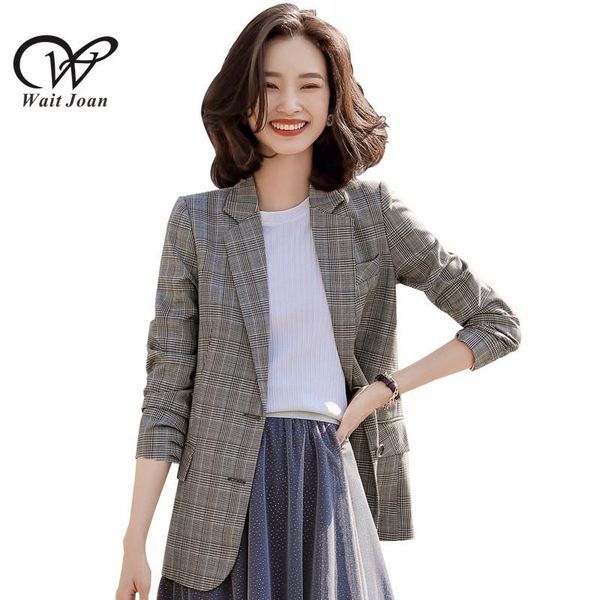 gray plaid blazer women's long sleeve women fashion loose suit spring autumn elegant casual office ladies suits & blazers, White;black
gray plaid blazer women's long sleeve women fashion loose suit spring autumn elegant casual office ladies suits & blazers, White;black