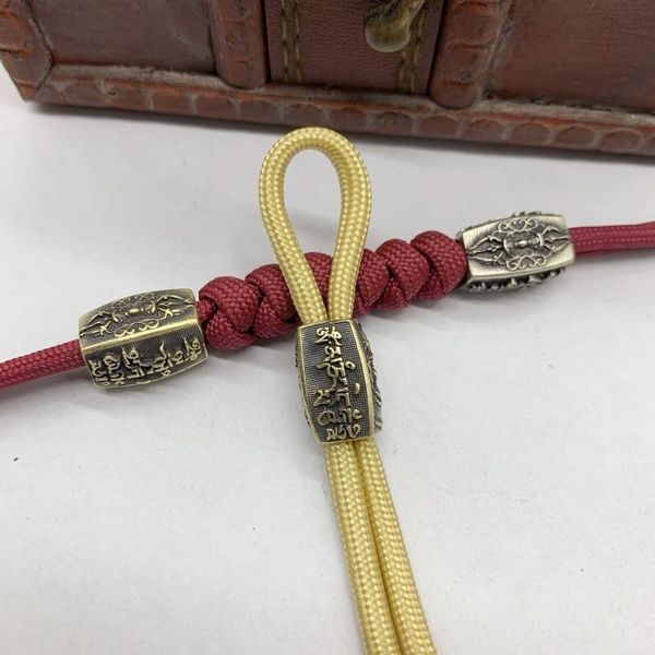 sanskrit runes beads 7mm hole brass spacer paracord pendant lanyard charms metal bead outdoor gadgets
sanskrit runes beads 7mm hole brass spacer paracord pendant lanyard charms metal bead outdoor gadgets