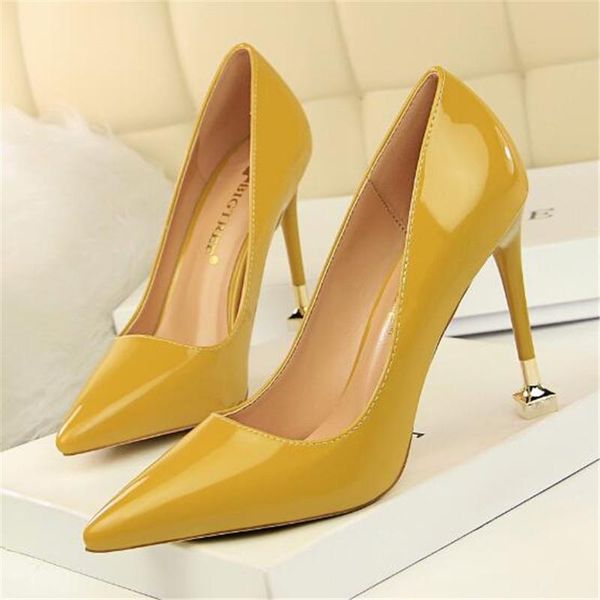 dress shoes fashion woman pumps 10cm thin high-heeled leather shallow mouth pointed toe high heels nightclub women's, Black
dress shoes fashion woman pumps 10cm thin high-heeled leather shallow mouth pointed toe high heels nightclub women's, Black