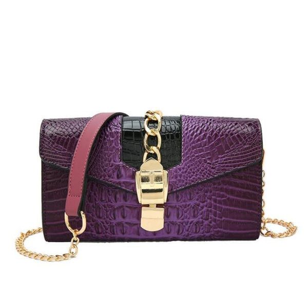 factory wholesale women shoulder bag street trend color matching embossed handbag retro crocodile womens chain bags personality gold buckle
factory wholesale women shoulder bag street trend color matching embossed handbag retro crocodile womens chain bags personality gold buckle