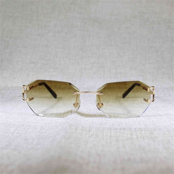 73% off factory sale new rimless wire sunglasses men eyewear women for summer diamond cutting clear glasses metal frame oculos gafas, White;black
73% off factory sale new rimless wire sunglasses men eyewear women for summer diamond cutting clear glasses metal frame oculos gafas, White;black