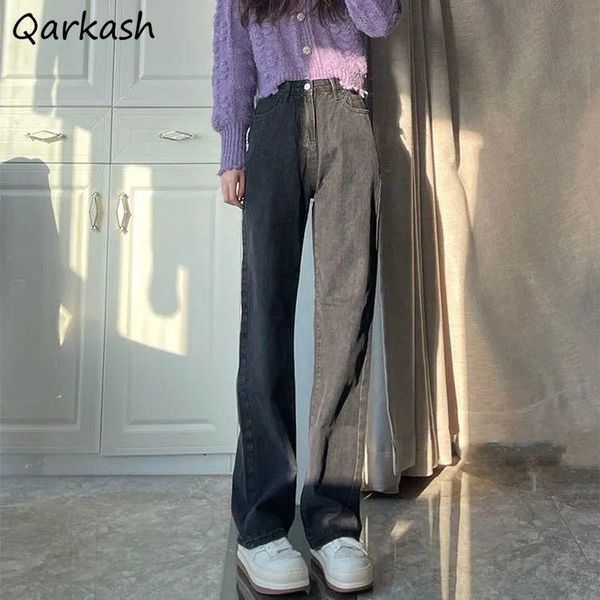women's jeans women solid color washed wide leg hipster ladies trousers denim high street casual korean style simple do old all-match, Blue
women's jeans women solid color washed wide leg hipster ladies trousers denim high street casual korean style simple do old all-match, Blue