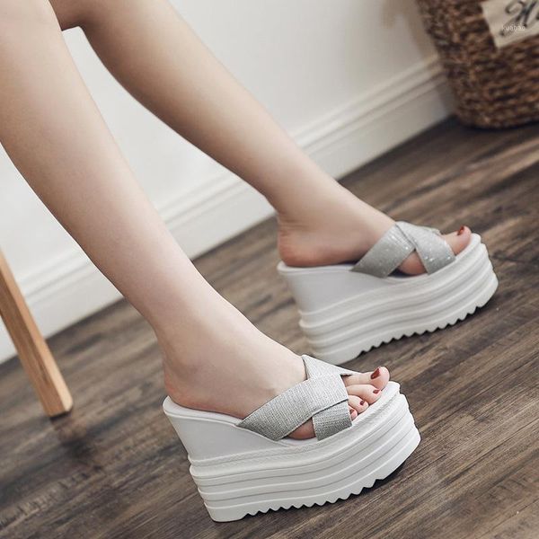 female slates wedge super high heels flip flops on the platform beach designer slides summer sandals zapatos de mujer 2021 slippers1, Black
female slates wedge super high heels flip flops on the platform beach designer slides summer sandals zapatos de mujer 2021 slippers1, Black