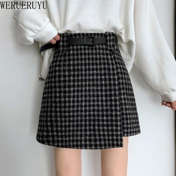 skirts werueruyu 2021 women's autumn and winter harajuku thickened woolen plaid retro skirt female cute japanese kawaii, Black
skirts werueruyu 2021 women's autumn and winter harajuku thickened woolen plaid retro skirt female cute japanese kawaii, Black