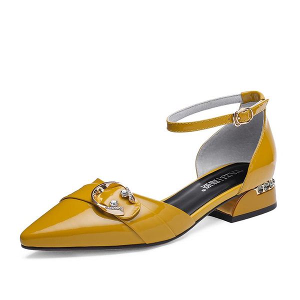 dress shoes women fashion pointed toe yellow pu leather buckle strap square heel pumps lady beige office high zapatos g6124, Black
dress shoes women fashion pointed toe yellow pu leather buckle strap square heel pumps lady beige office high zapatos g6124, Black