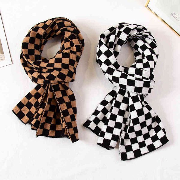 black and white chsboard plaid ins scarf women's autumn and winter 2021 new korean version versatile student warm bib men's fashio, Blue;gray
black and white chsboard plaid ins scarf women's autumn and winter 2021 new korean version versatile student warm bib men's fashio, Blue;gray