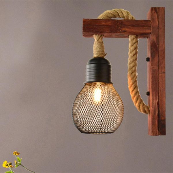 wall lamp retro rope led living room bedside wooden light vintage industrial cafe bar decor lighting luminaires
wall lamp retro rope led living room bedside wooden light vintage industrial cafe bar decor lighting luminaires