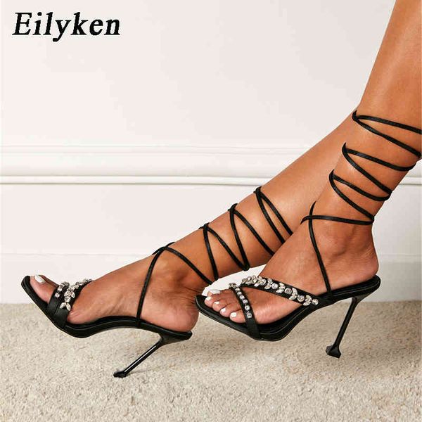eilyken summer fashion ankle strap women sandals rhinestone crystal heel ladies shoes zipper design party open-toed sandals c0410, Black
eilyken summer fashion ankle strap women sandals rhinestone crystal heel ladies shoes zipper design party open-toed sandals c0410, Black