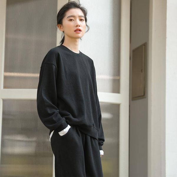 women's suits & blazers hoodies sweater loose and thin casual sports suit, White;black
women's suits & blazers hoodies sweater loose and thin casual sports suit, White;black