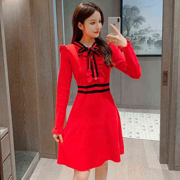 casual dresses bow all match, long sleev, simple fashion style dresses 2022 fall salt can be sweet and wild., Black;gray
casual dresses bow all match, long sleev, simple fashion style dresses 2022 fall salt can be sweet and wild., Black;gray