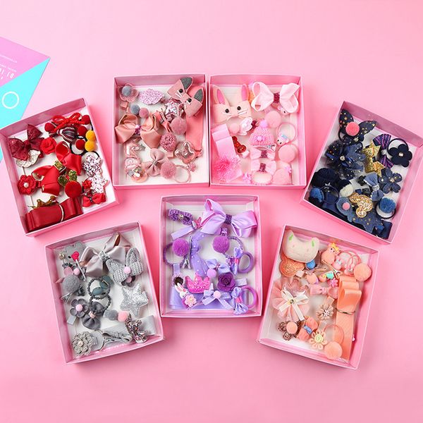 new 18 piece children's hairpin set korean princess hairpin baby side clip headdress gift box accessories, Slivery;white
new 18 piece children's hairpin set korean princess hairpin baby side clip headdress gift box accessories, Slivery;white