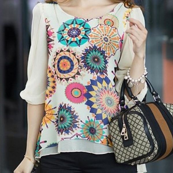 women's blouses & shirts women chiffon blouse fashion summer 2021 loose plus size 4xl shirt lady puff sleeve clothing blusas, White
women's blouses & shirts women chiffon blouse fashion summer 2021 loose plus size 4xl shirt lady puff sleeve clothing blusas, White